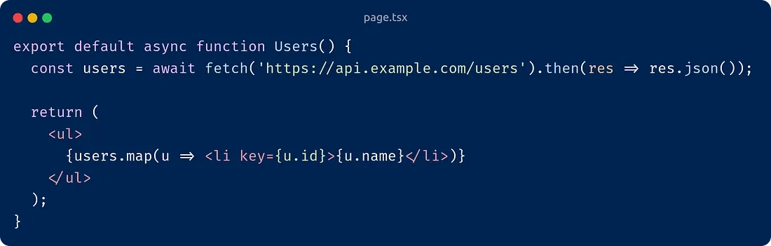 Server Component (default)